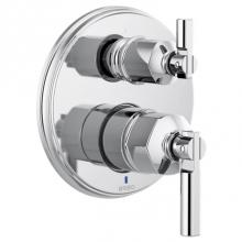 Brizo T75P576-PCLHP - Invari® Pressure Balance Valve With Integrated 3-Function Diverter Trim - Less Handles