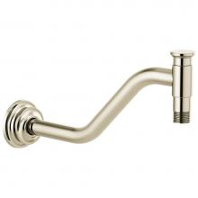 Brizo RP100325PN - Invari® 11'' Angled Shower Arm And Flange