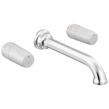 Brizo T65865LF-PCLHP - Beauclere™ Two-Handle Wall Mount Lavatory Faucet - Less Handles 1.2 GPM