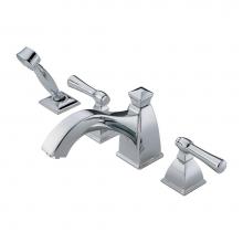 Brizo T67740-PC - Vesi: Roman Tub Trim with Hand Shower