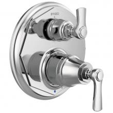 Brizo T75P560-PC - Rook® Pressure Balance Valve with Integrated 3-Function Diverter Trim