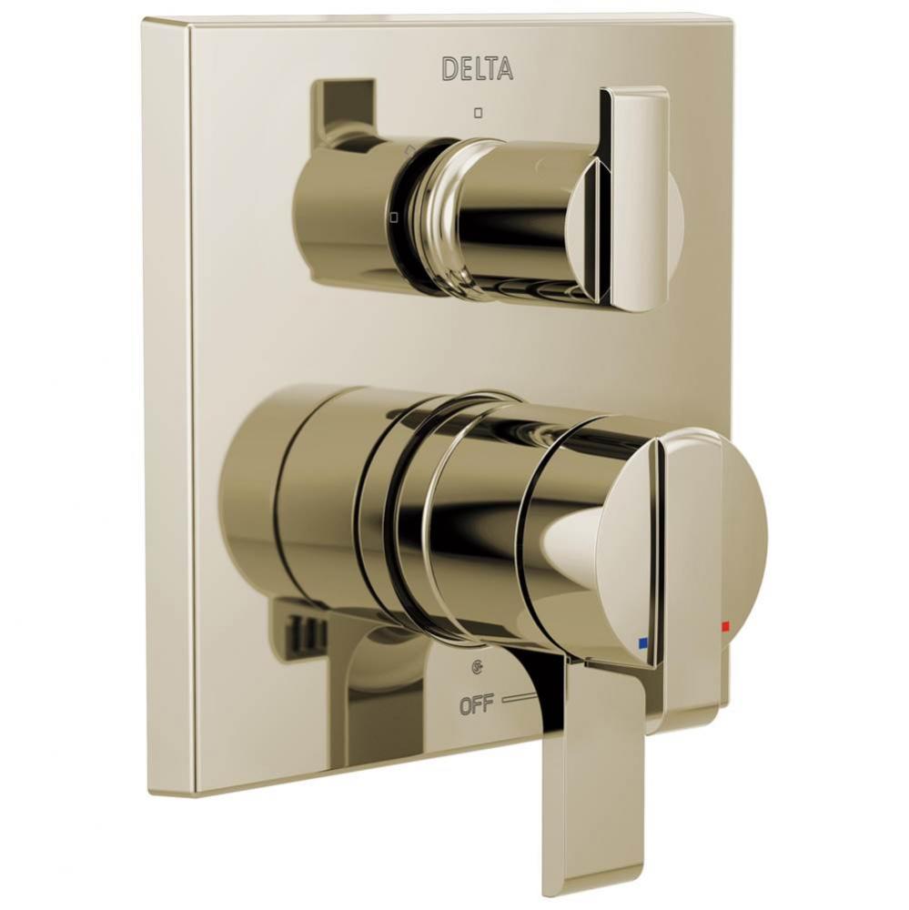 Ara® Angular Modern Monitor® 17 Series Valve Trim with 3-Setting Integrated Diverter