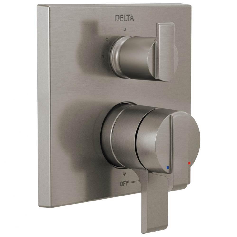 Ara® Angular Modern Monitor® 17 Series Valve Trim with 3-Setting Integrated Diverter