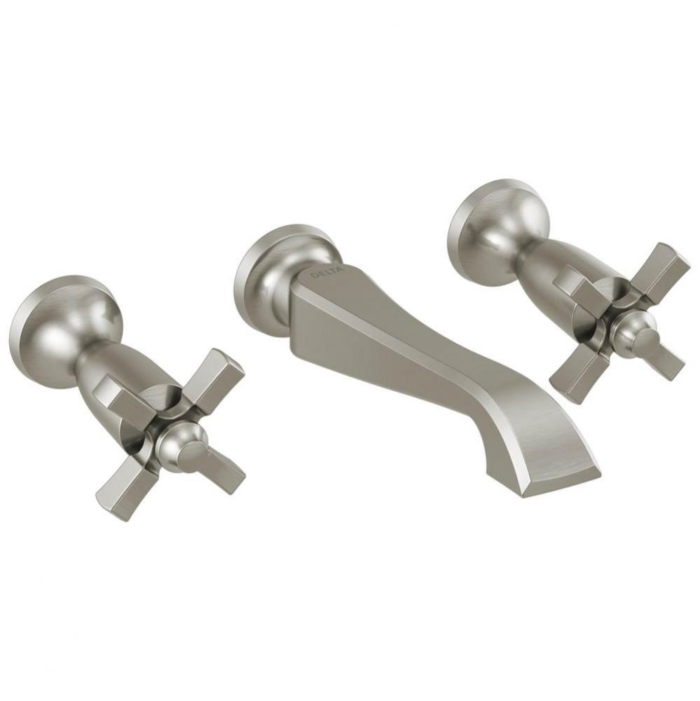 Dorval™ Two Handle Wall Mount Bathroom Faucet Trim Only
