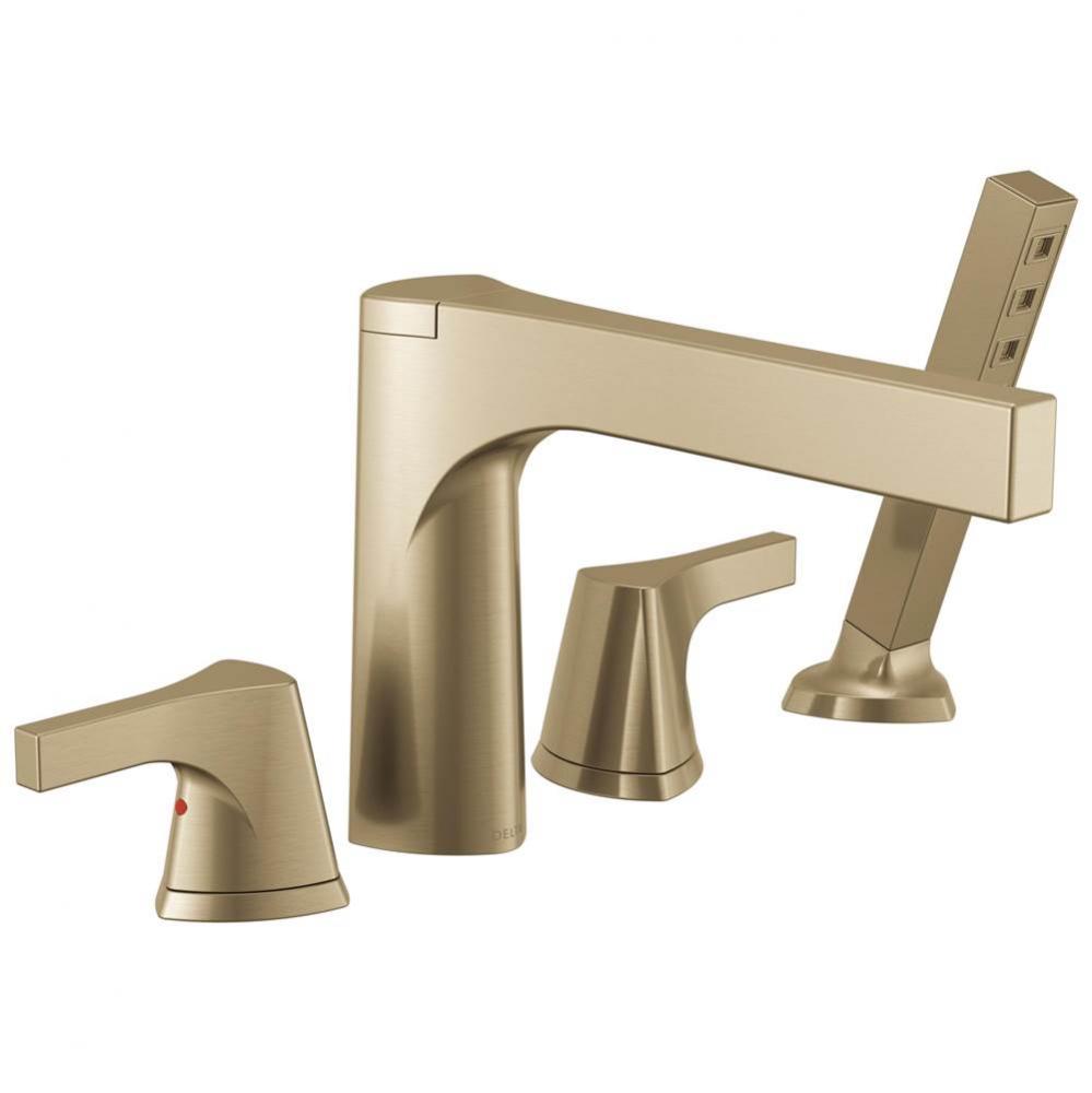 Zura® 4-hole Roman Tub with Handshower Trim