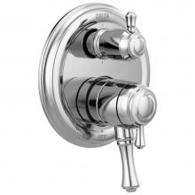 Delta Faucet T27997 - Cassidy™ Traditional 2-Handle Monitor® 17 Series Valve Trim with 6-Setting Integrated Diver