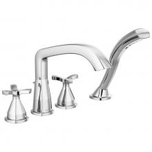 Delta Faucet T47766 - Stryke® Four Hole Roman Tub Trim