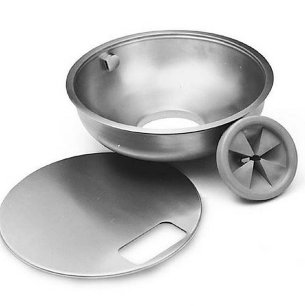 18'' type ''A'' bowl assembly, includes: removable splash baffle, bo