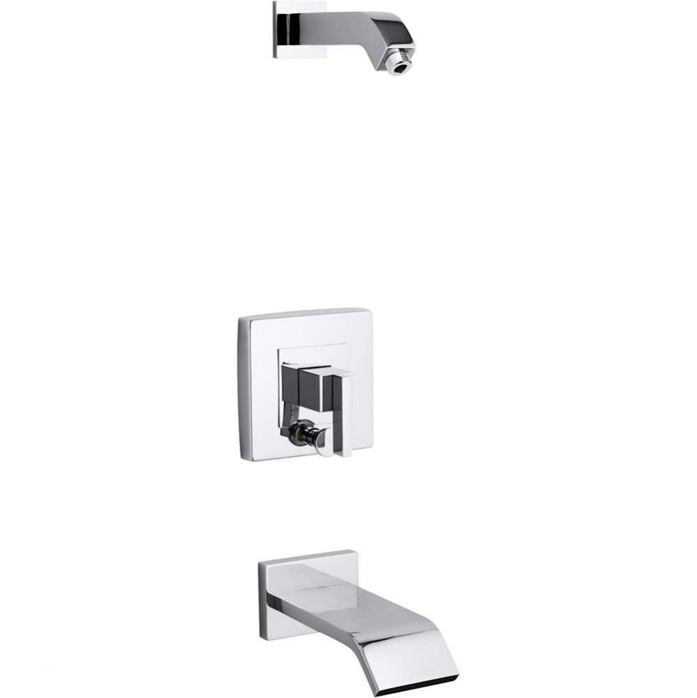 Loure® Rite-Temp® bath and shower trim kit with push-button diverter, without showerhead