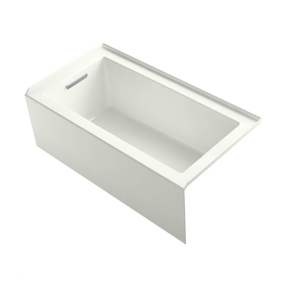 Underscore® Rectangle 60'' x 32'' alcove bath with integral apron, integr