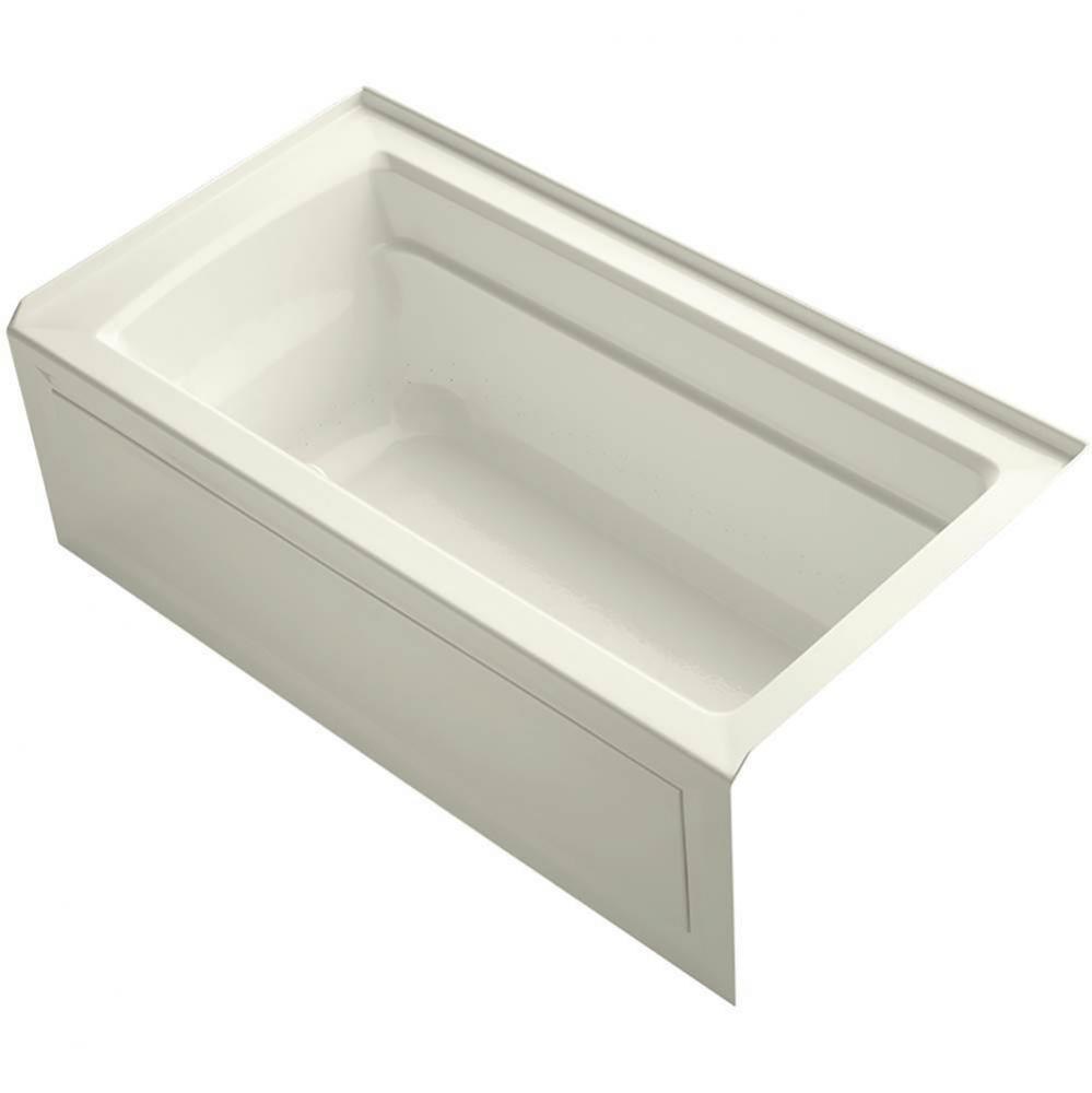 Archer® 60'' x 32'' alcove Heated BubbleMassage™ air bath, right drain