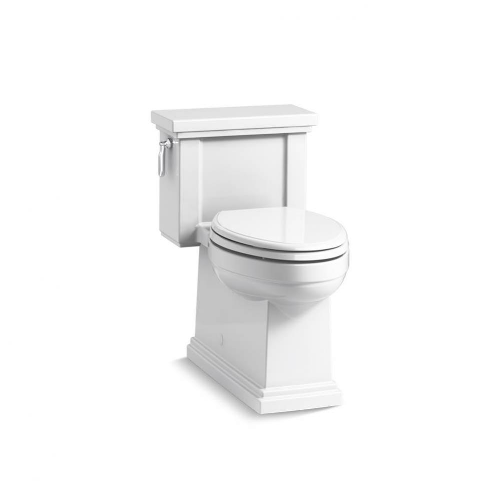 Tresham® One-piece compact elongated toilet with skirted trapway, 1.28 gpf