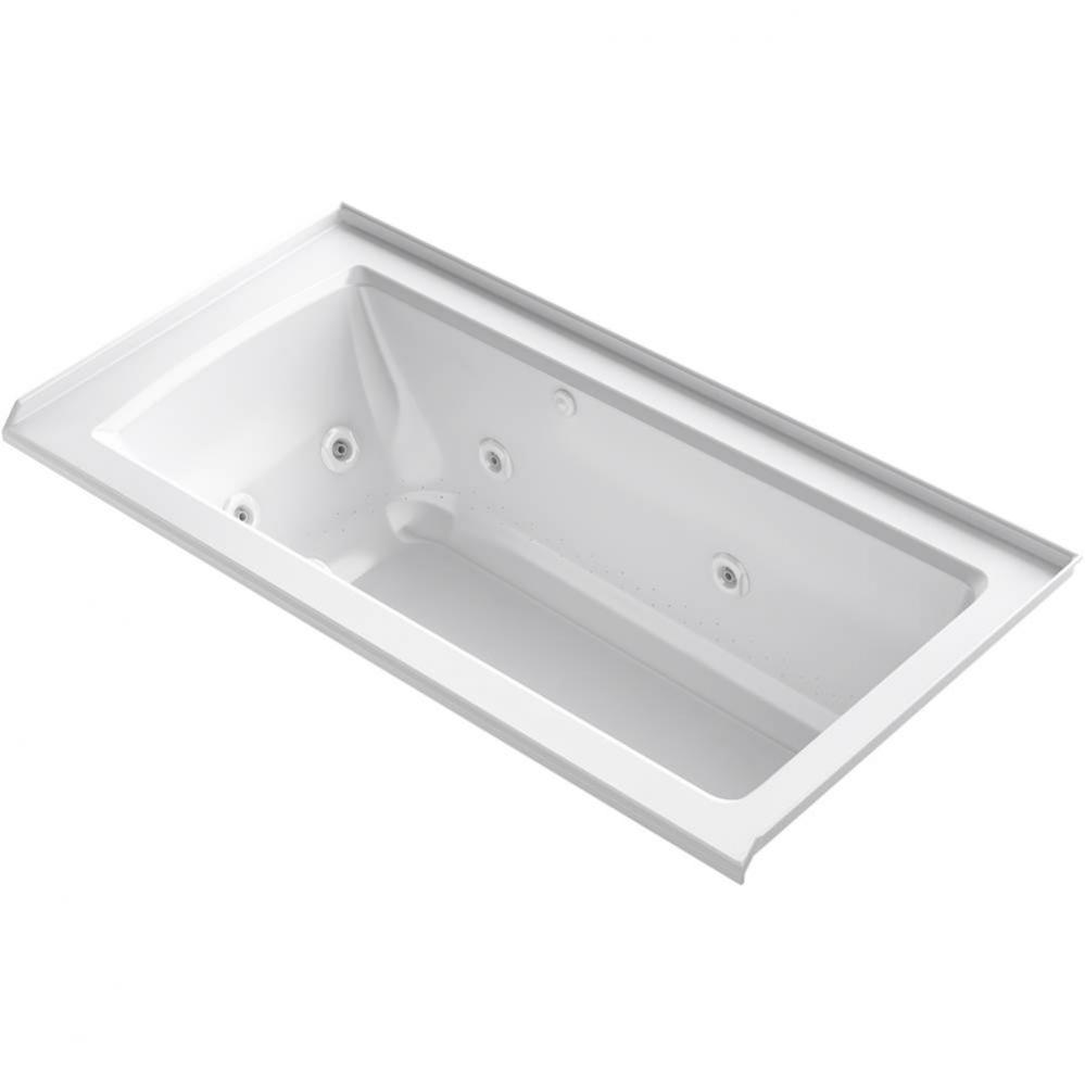 Archer® 60'' x 30'' alcove Heated BubbleMassage™ air bath and whirlpool