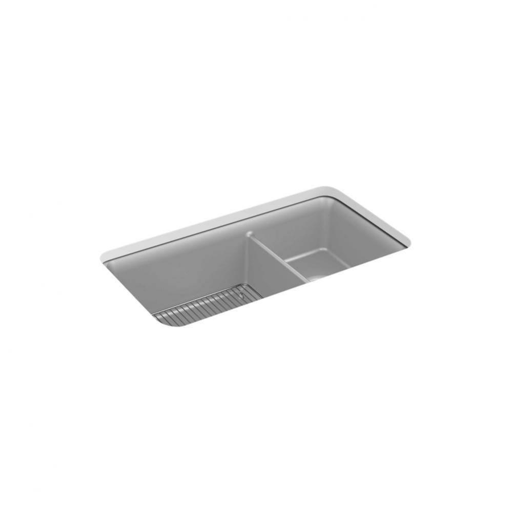 Cairn® 33-1/2'' x 18-5/16'' x 10-1/8'' Neoroc® undermount