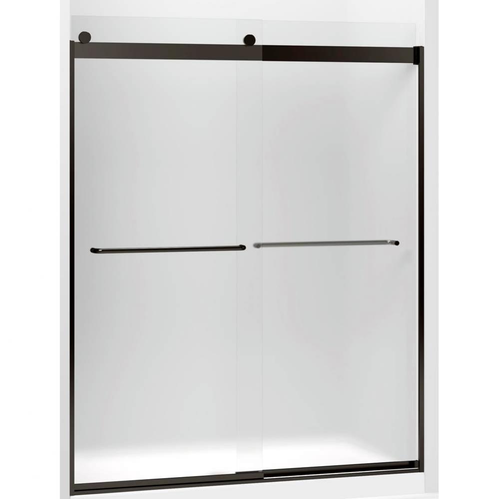 Levity® Sliding shower door, 74'' H x 44-5/8 - 47-5/8'' W, with 1/4'