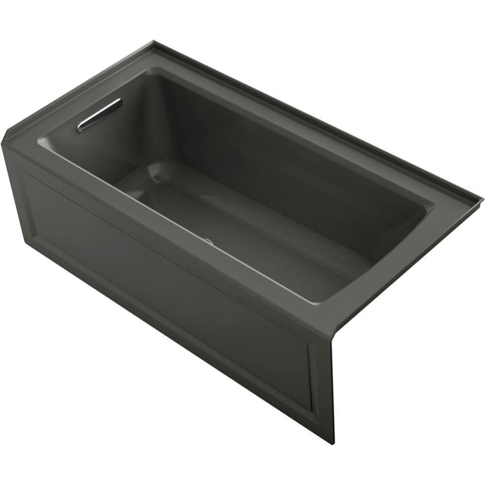 Archer® 60'' x 30'' integral apron Heated BubbleMassage™ air bath with
