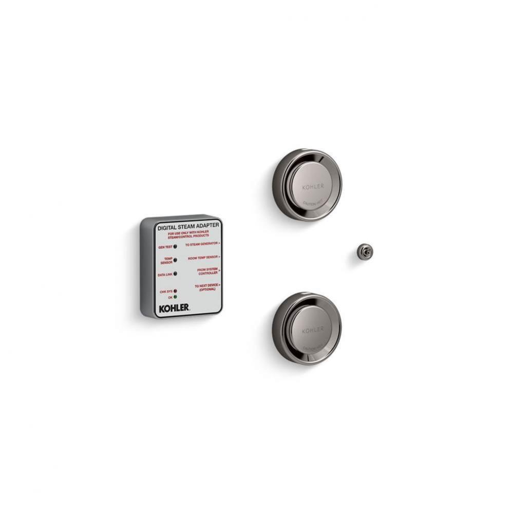 Invigoration® Series Tandem digital steam adapter kit