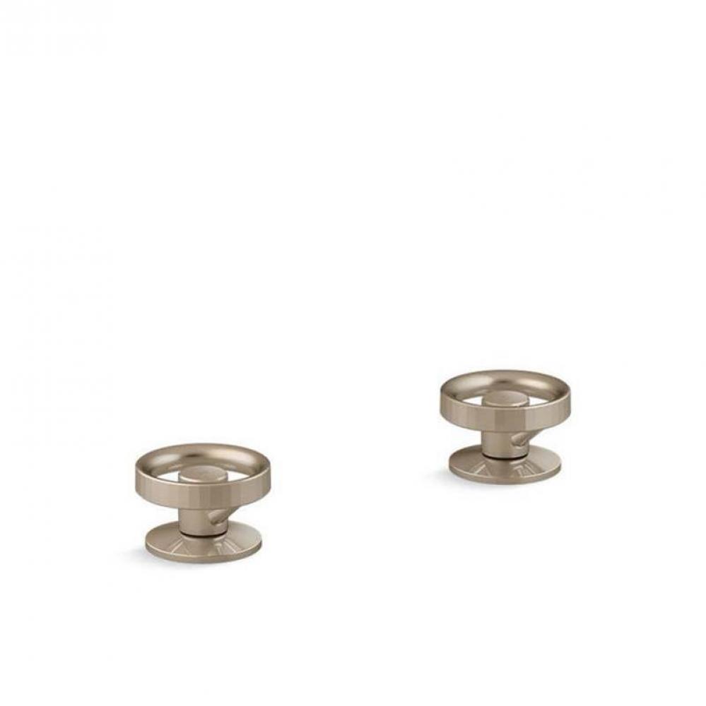 Components® Deck-mount bath faucet handles with Industrial design