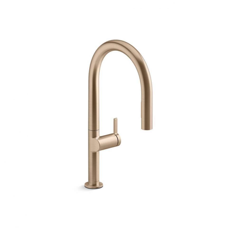 Components® Pull-down kitchen sink faucet with two-function sprayhead