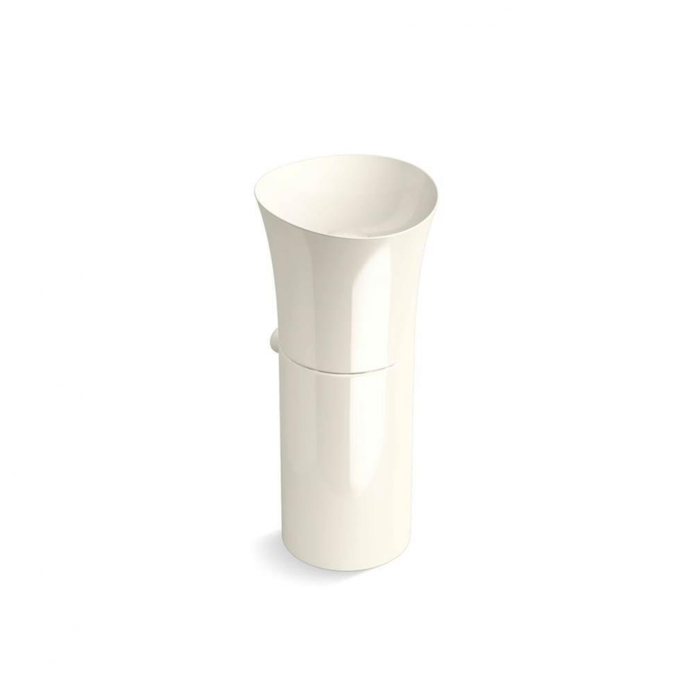 Veil™ 16'' pedestal bathroom sink, no overflow