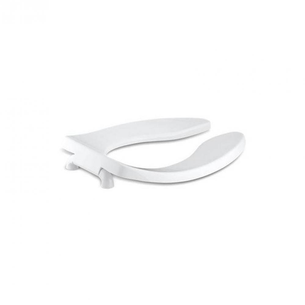 Lustra™ Commercial elongated toilet seat with antimicrobial agent and check hinge