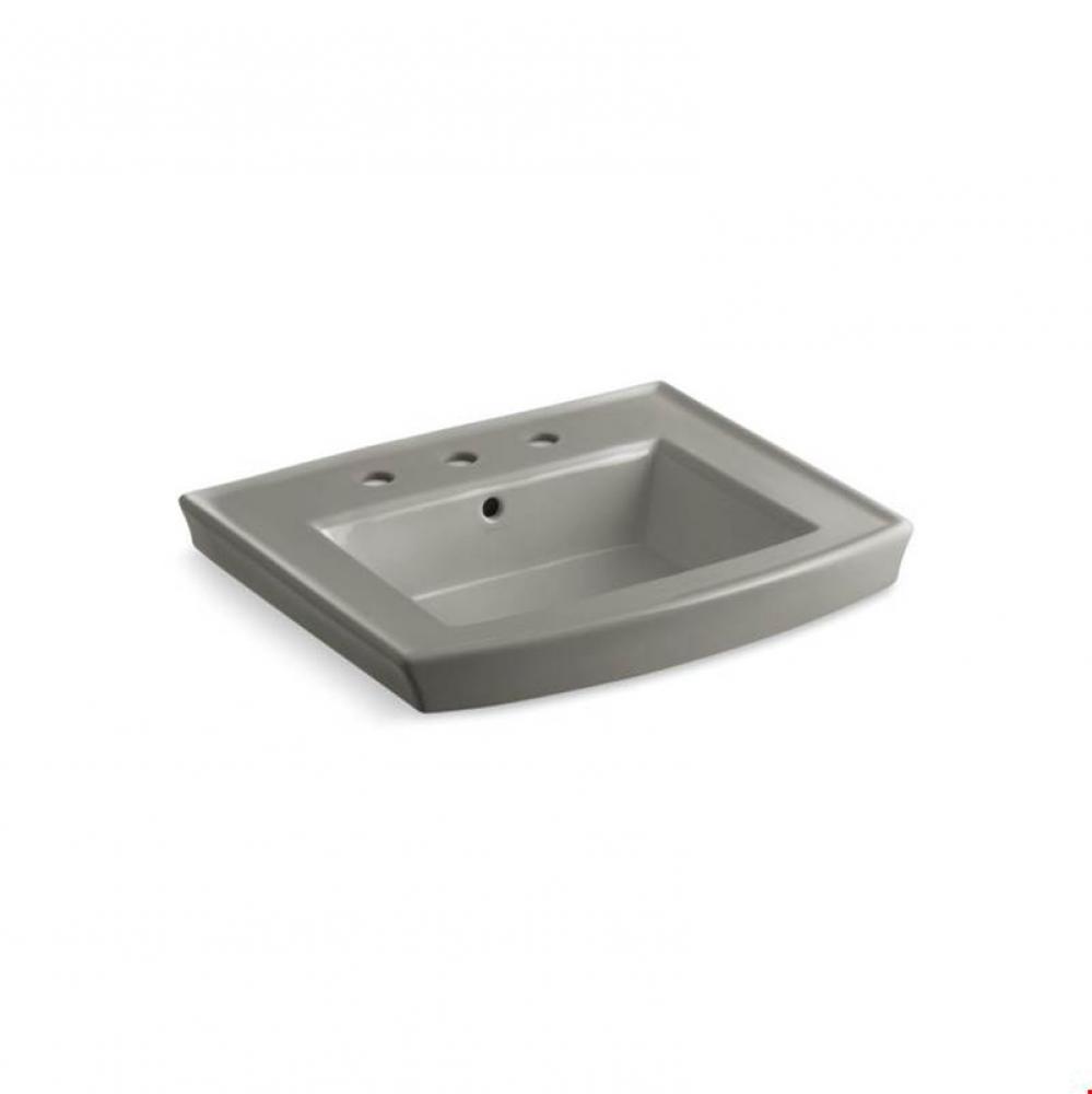Archer® Pedestal bathroom sink with 8'' widespread faucet holes