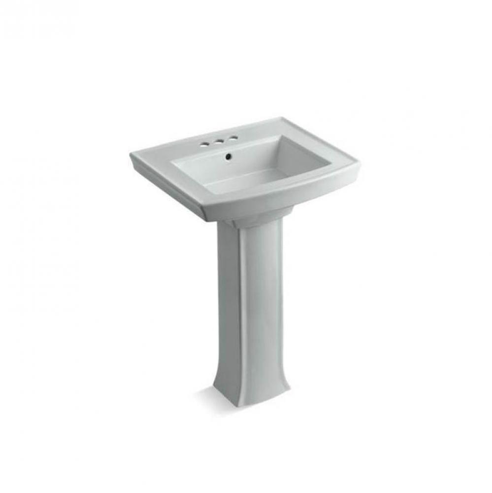 Archer® 24'' rectangular pedestal bathroom sink
