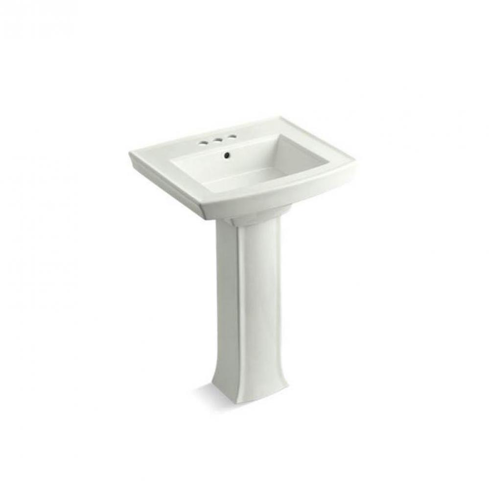 Archer® 24'' rectangular pedestal bathroom sink