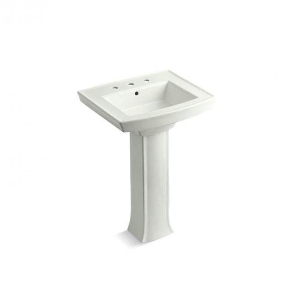 Archer® 24'' rectangular pedestal bathroom sink