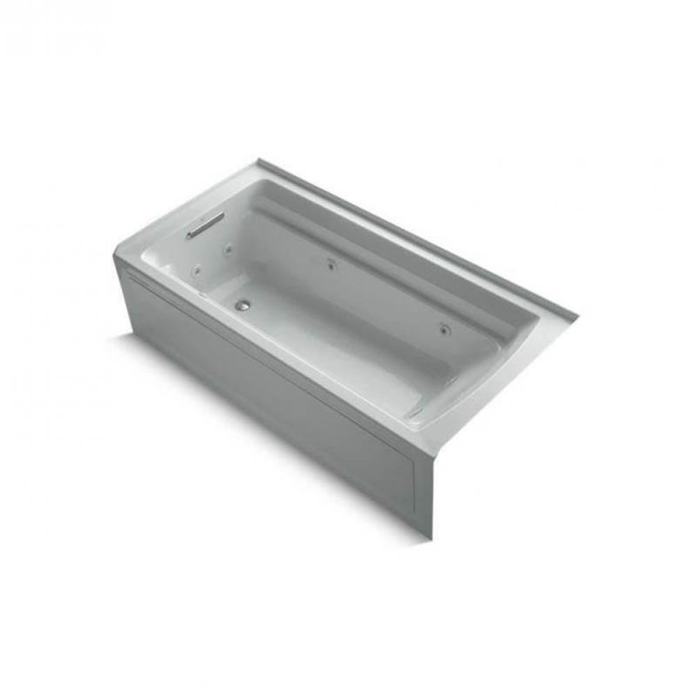 Archer® 72'' x 36'' alcove whirlpool bath with alcove, left drain