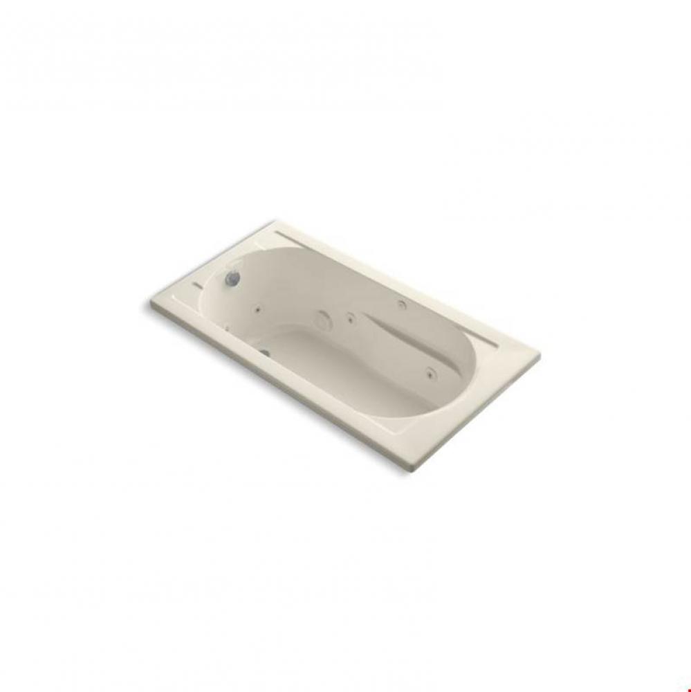 Devonshire® 60'' x 32'' drop-in whirlpool bath with end drain and heater