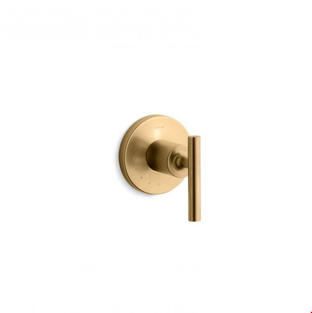 Purist® Valve trim with lever handle for volume control valve, requires valve