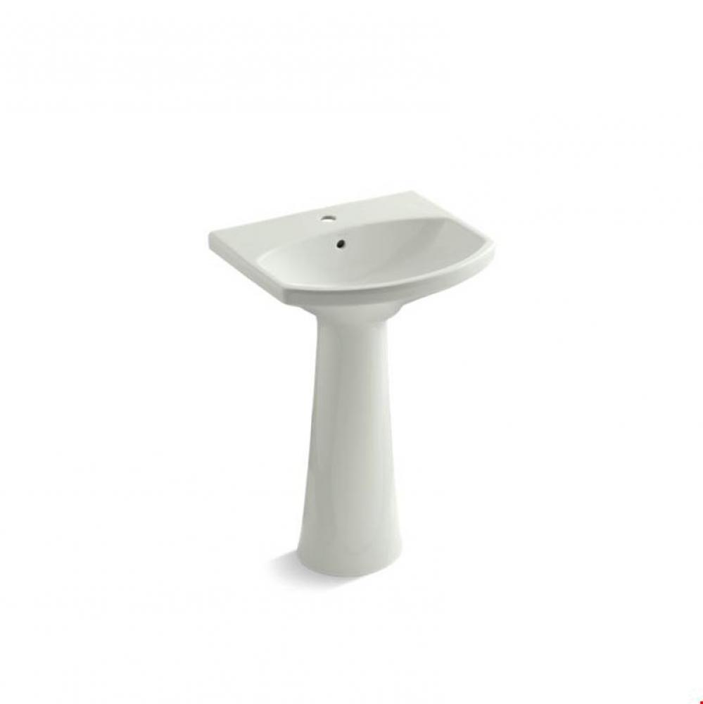 Cimarron® Pedestal bathroom sink with single faucet hole