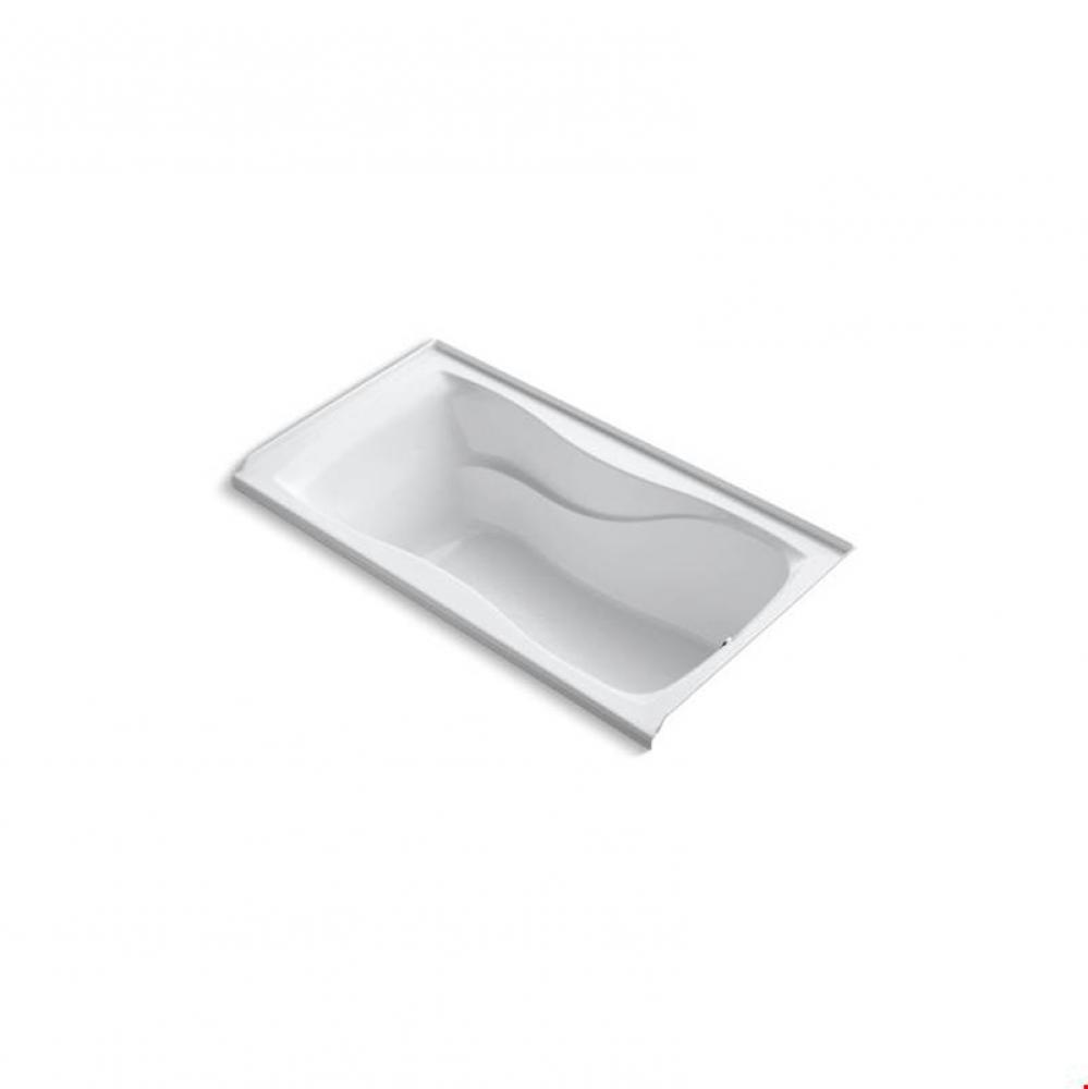 Hourglass® 32 60'' x 32'' alcove bath with integral flange and right-hand