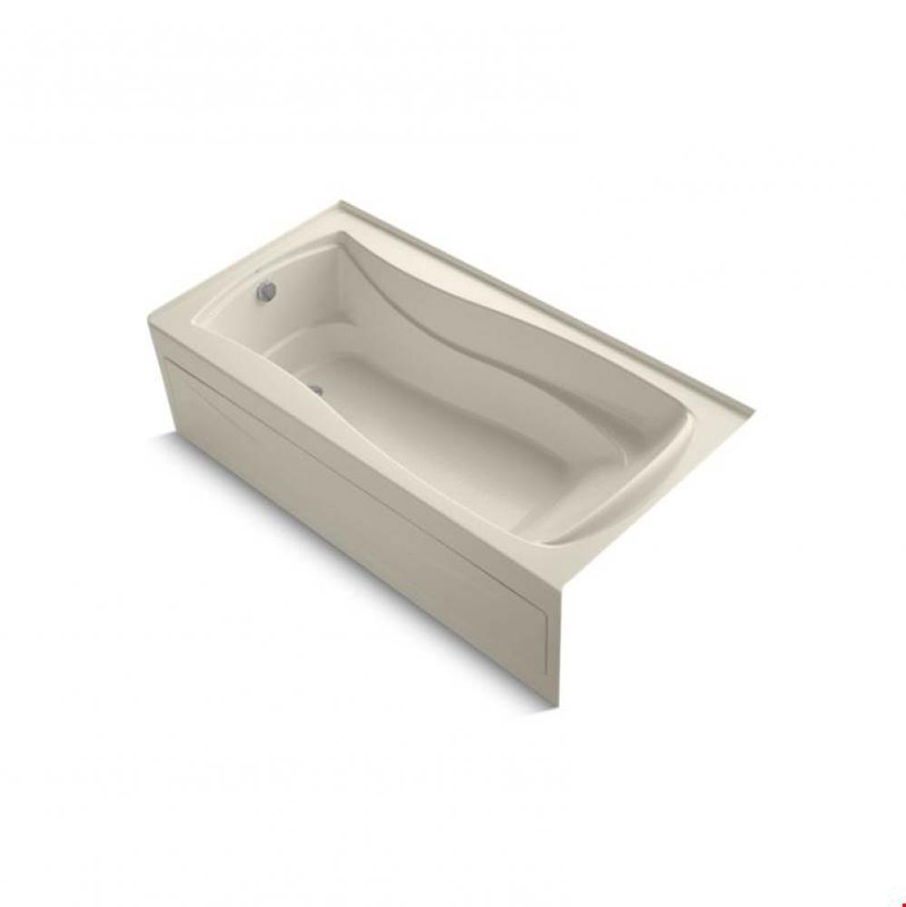 Mariposa® 72'' x 36'' alcove bath with integral apron, integral flange an