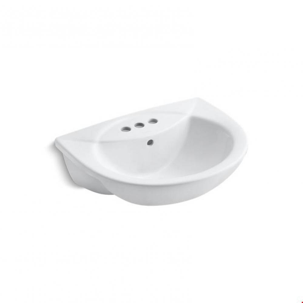 Odeon® Semi-Recessed Lavatory, 4Cc