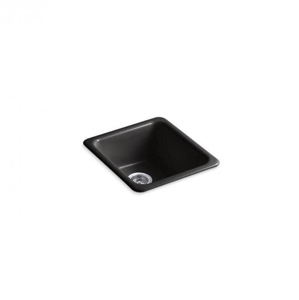 Iron/Tones® 17'' top-/undermount single-bowl bar sink