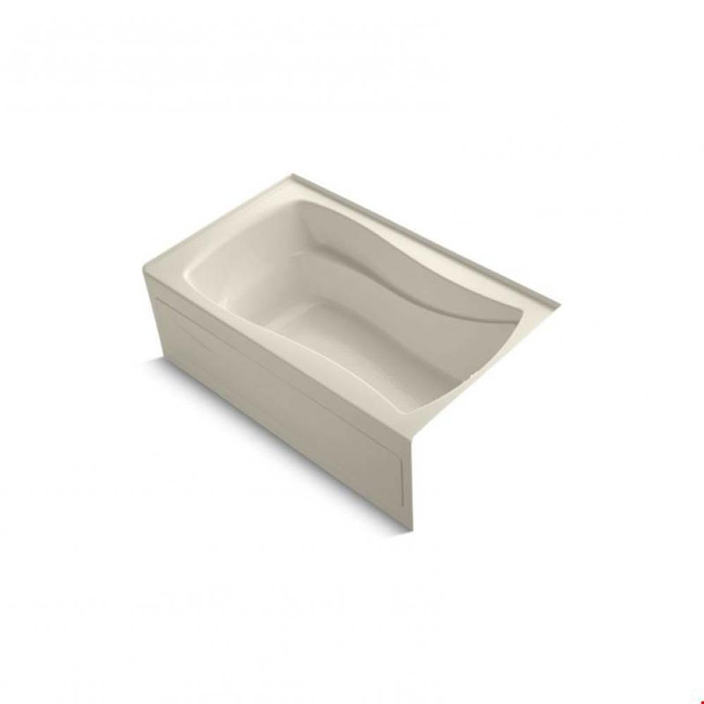 Mariposa® 60'' x 36'' alcove bath with Bask® heated surface, integra