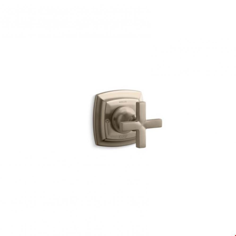Margaux® Valve trim with cross handle for volume control valve, requires valve
