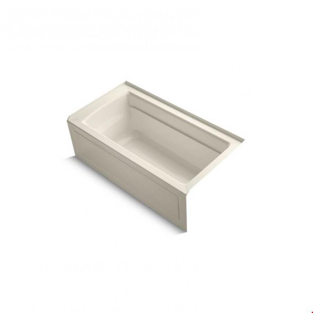 Archer® 60'' x 32'' alcove bath with integral apron, integral flange and