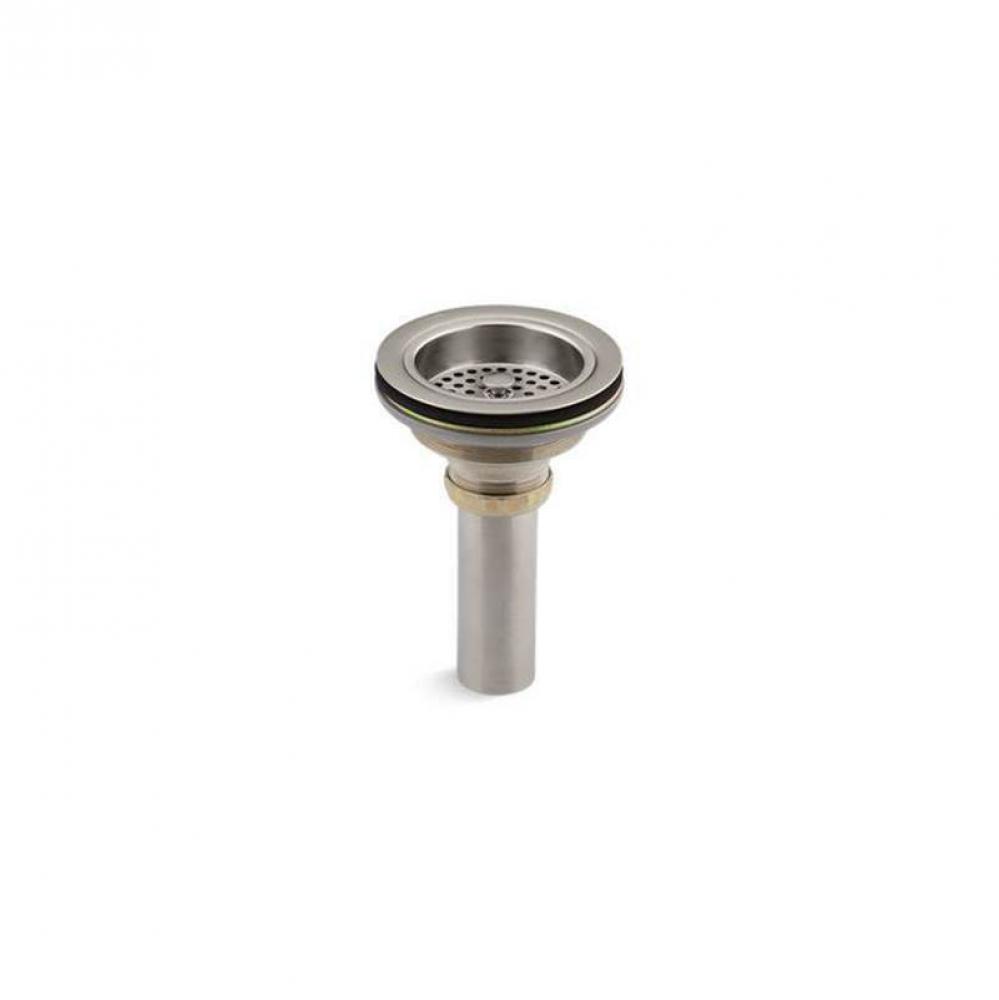 Duostrainer® Sink drain and strainer with tailpiece