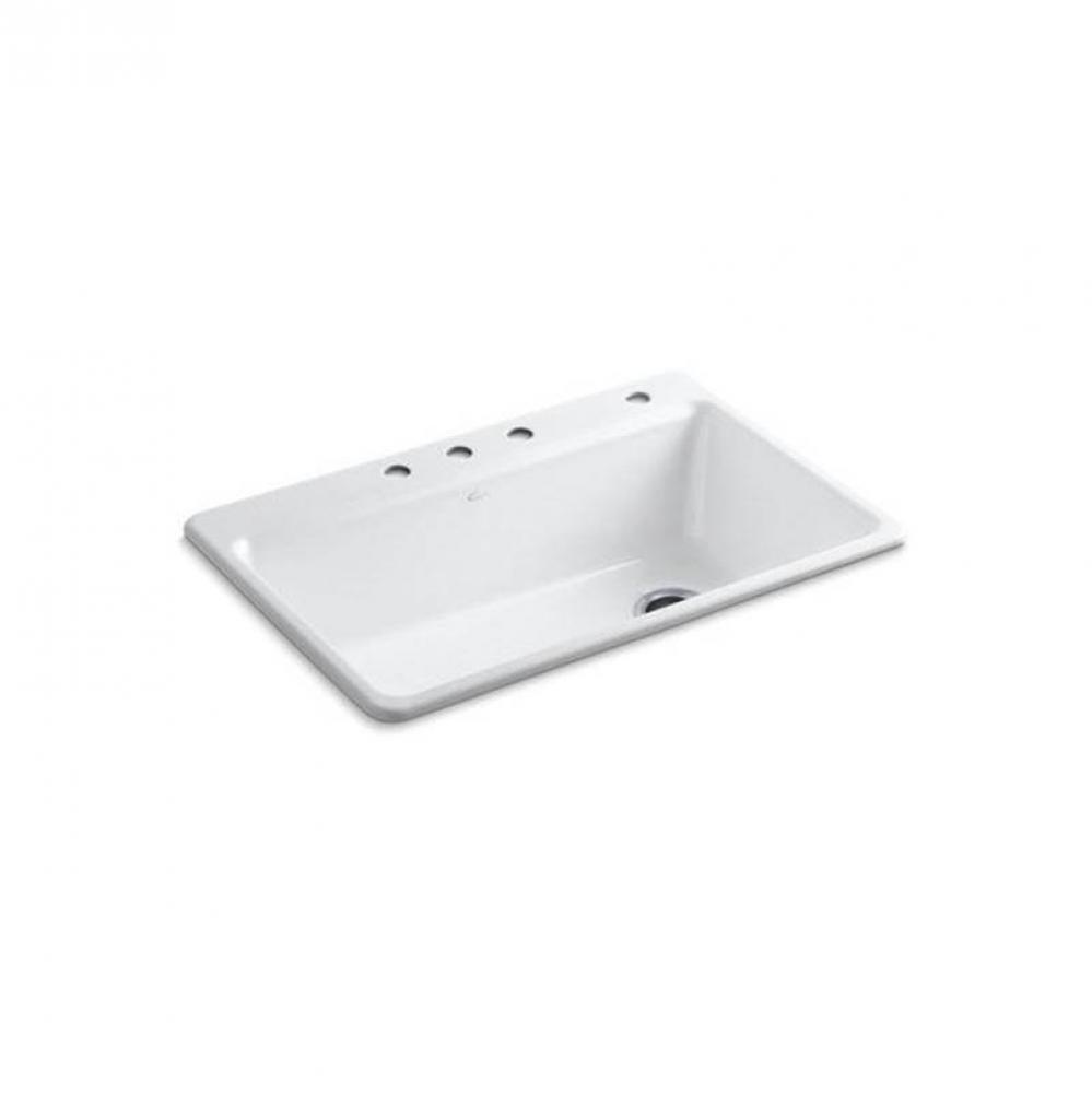 Riverby® 33'' top-mount single-bowl workstation kitchen sink