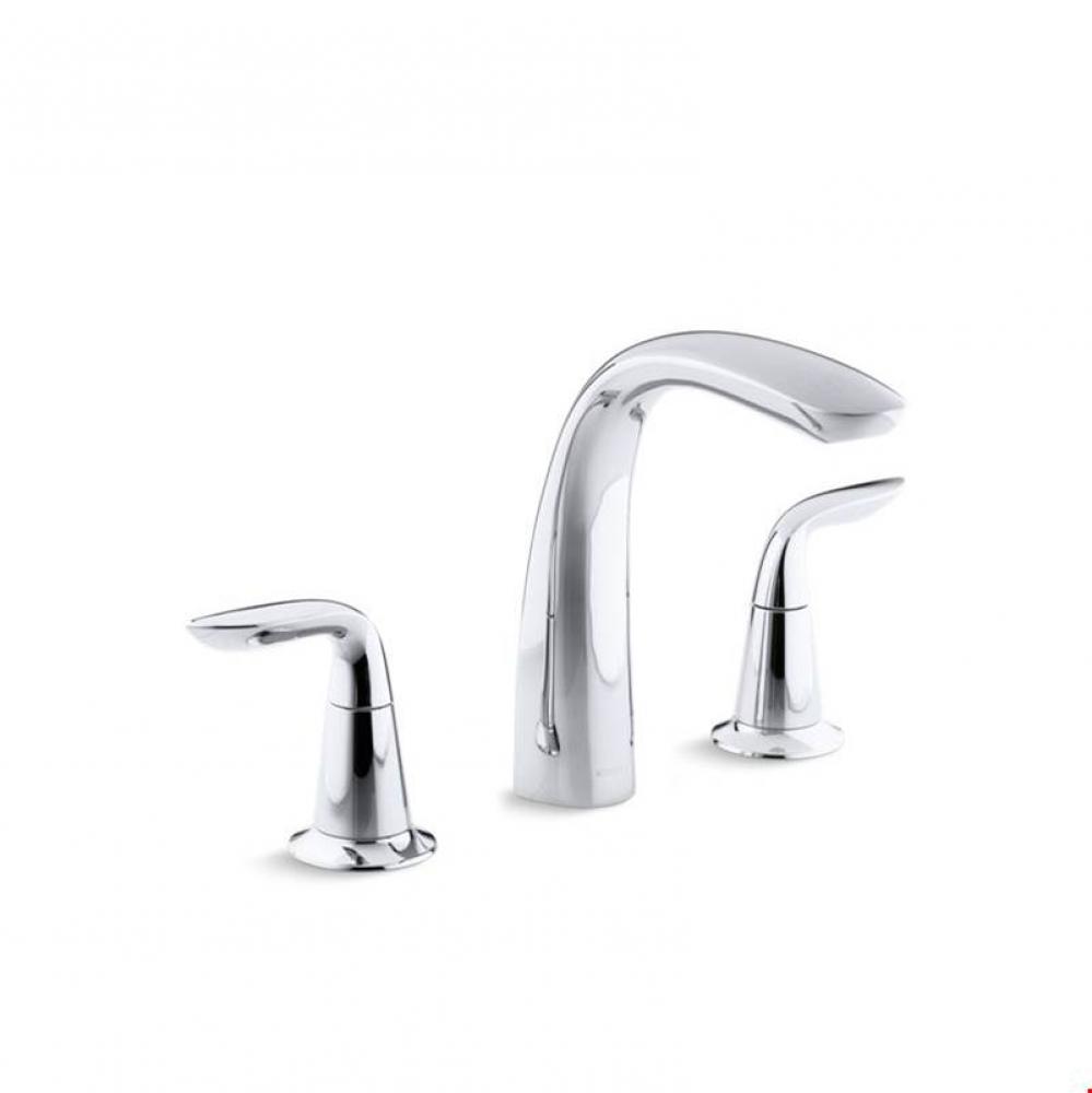 Refinia® Bath faucet trim for high-flow valve with lever handles , valve not included