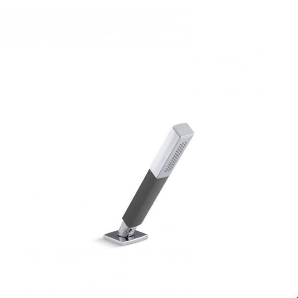 Shift® Square multifunction 2.5 gpm handshower with Grey handle