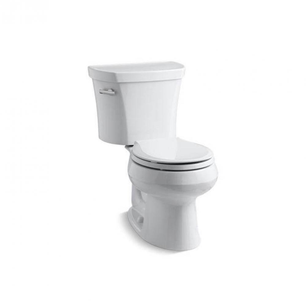 Wellworth® Two-piece round-front toilet, 1.28 gpf