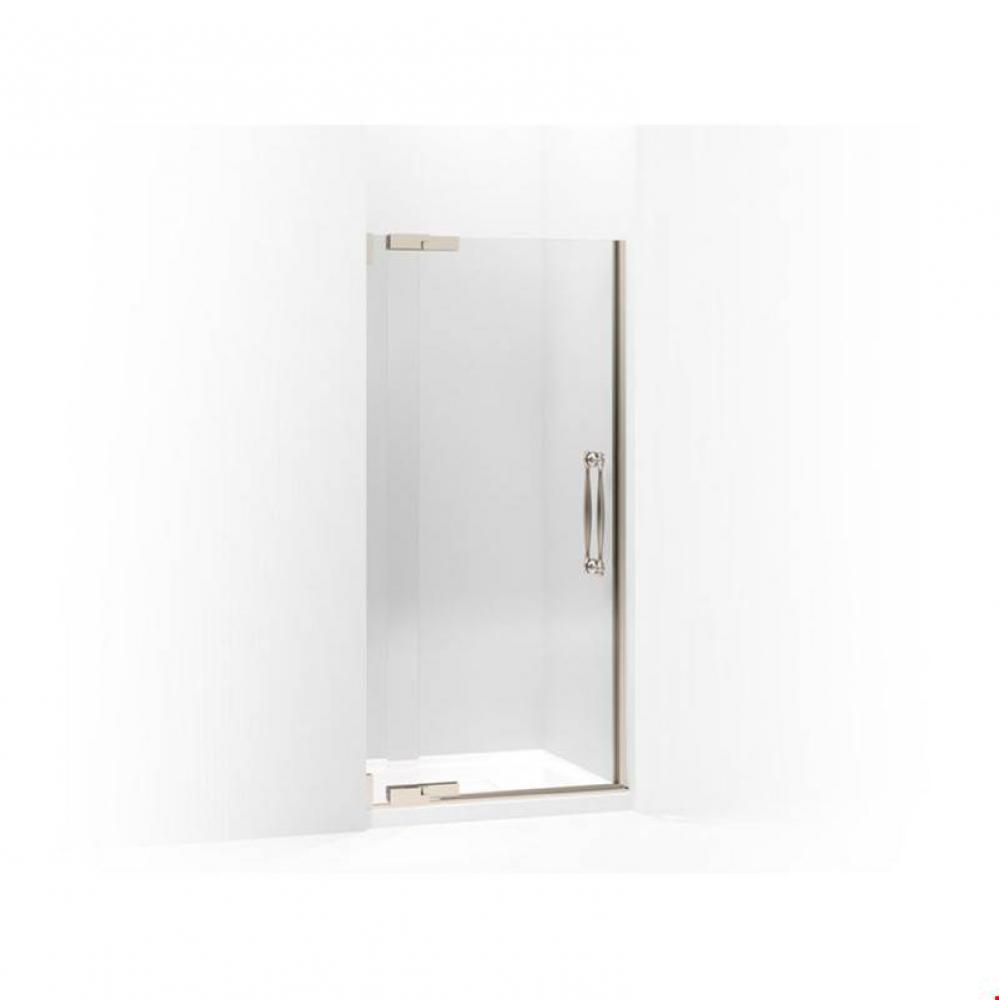 Finial® Pivot shower door, 72-1/4'' H x 36-1/4 - 38-3/4'' W, with 3/8&apo
