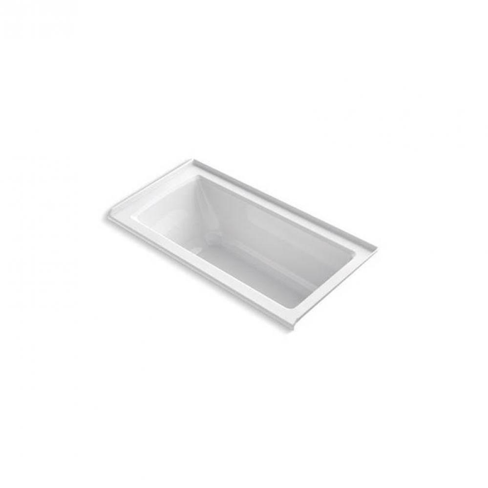 Archer® 60'' x 30'' alcove bath with Bask® heated surface, right dra