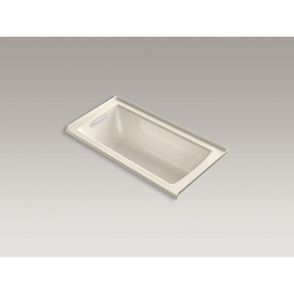 Archer® 60'' x 30'' alcove bath with integral flange and left-hand drain