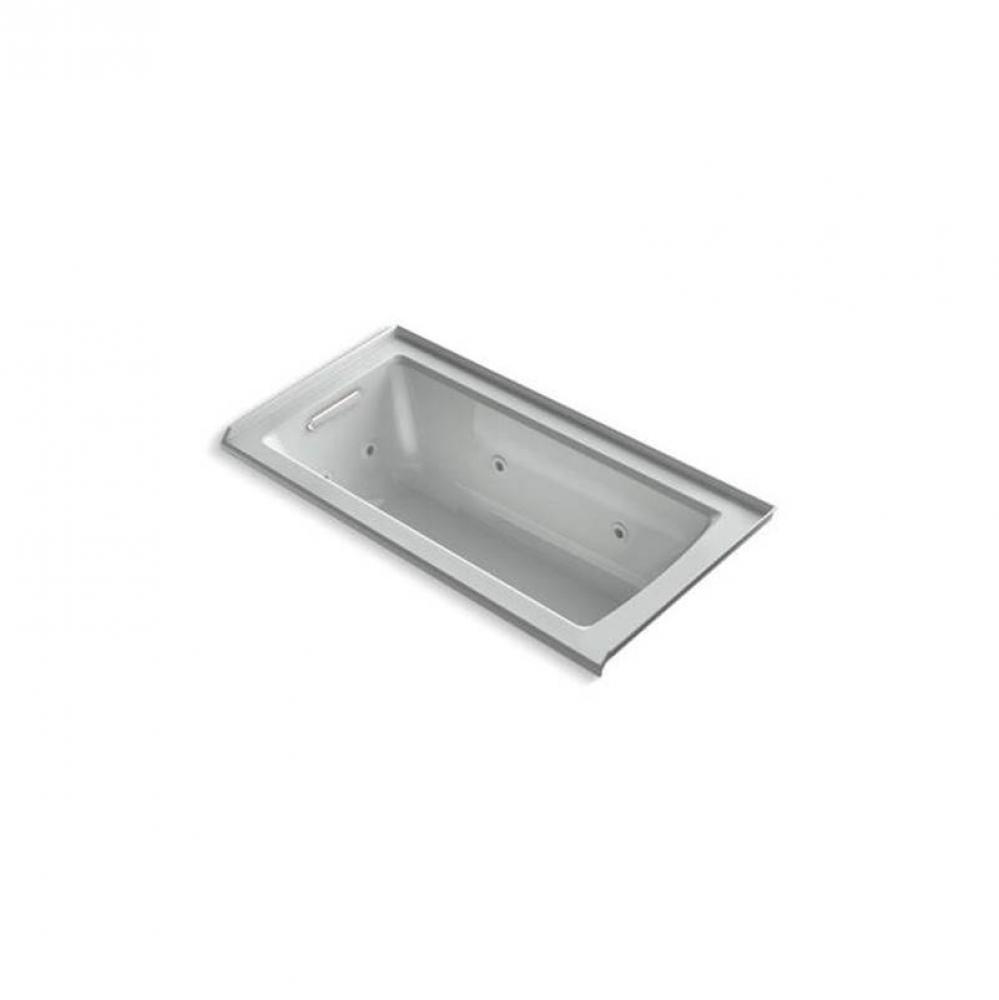 Archer® 60'' x 30'' alcove whirlpool bath, left drain