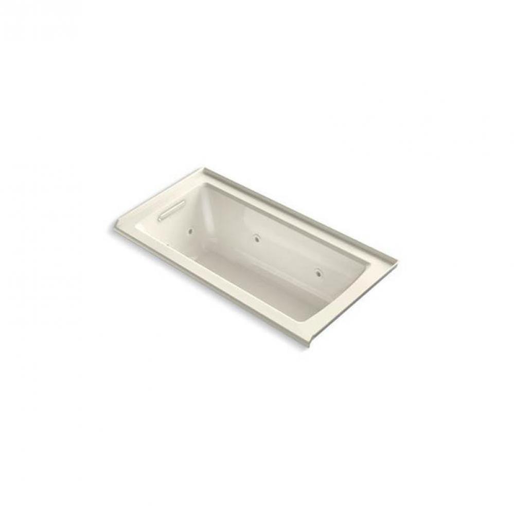 Archer® 60'' x 30'' alcove whirlpool bath, left drain